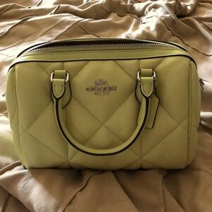 Coach diamond puff shoulder bag. Never used